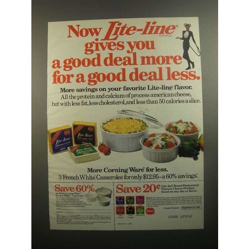 1984 Borden Lite-Line Cheese Ad - Gives You Good Deal