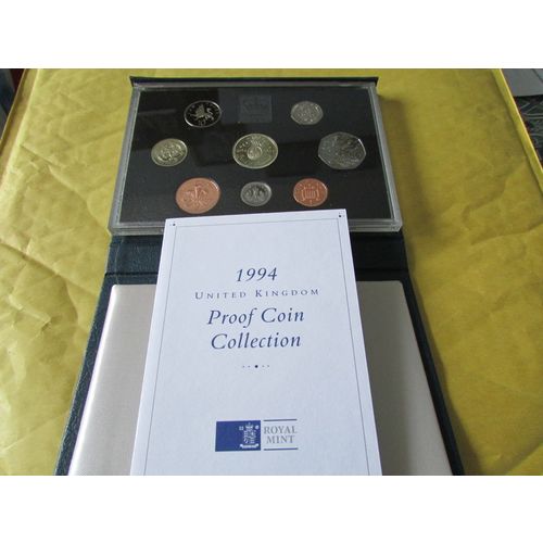 1994 QUEEN ELIZABETH II ROYAL MINT PROOF SET BLUE CASE. I