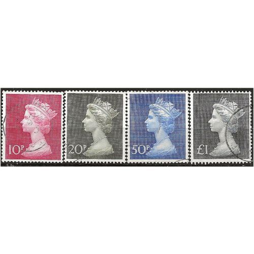 1970-72 Decimal Machin High Value Set SG829-831b Fine Used