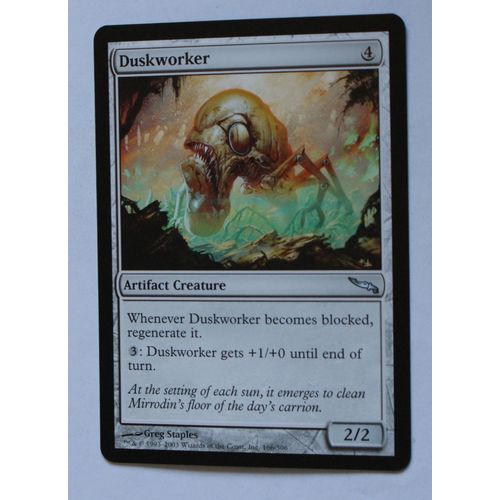 Magic the Gathering MTG CCG: Mirrodin # 166 Duskworker (A) 2003 WotC