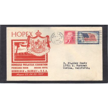 Event HOPEX 1094 Flag 1033 Thomas Jefferson (Cachet-Typed/A) CV41539