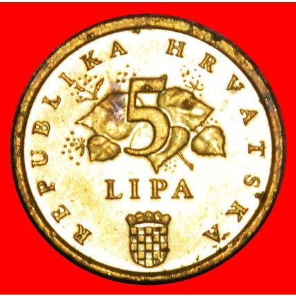 RED OAK (1993-2019): CROATIA ★ 5 LIPA 2013. MINT LUSTRE!★LOW START ★ NO RESERVE!