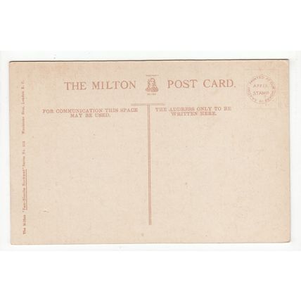 Rough Sea at Herne Bay Postcard Kent Milton 216