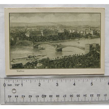 vintage Postcard Coblenz, Germany