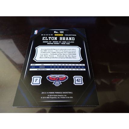 2013-14 Pinnacle Museum Collection Basketball Card # 131 Elton Brand NM (SB)