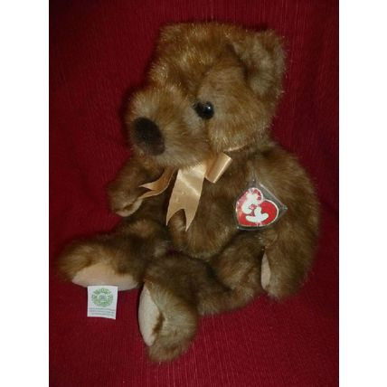 TY CLASSIC BABY GINGER ARTICULATED BROWN BEAR 5108