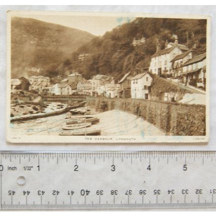 1948 Postcard The Harbour, Lynmouth
