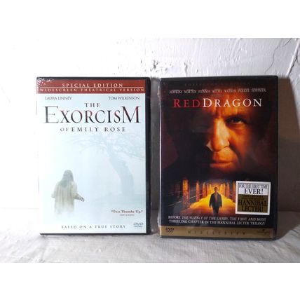 Horror DVD's (2) The Exorcism of Emily Rose/Red Dragon - SEALED! Fast Free Ship!