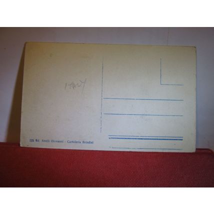 TEATRO. GIUSEPPE VERDI, BRINDISI, ITALY unused antique postcard =