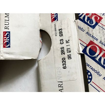 NEW ORS 6320 2RS C3 G93 RADIAL BALL BEARING 100x215x47,BT