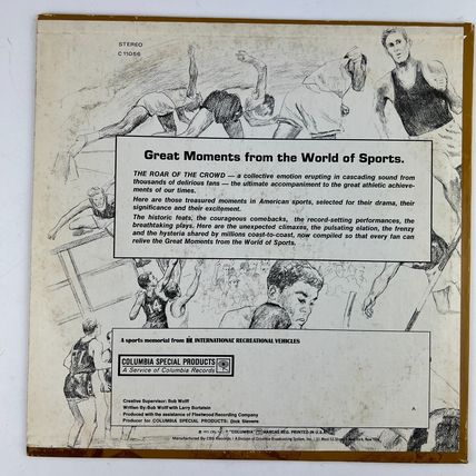 Jim McKay – Great Moments From The World Of Sports Vinyl LP Record Album C-11056