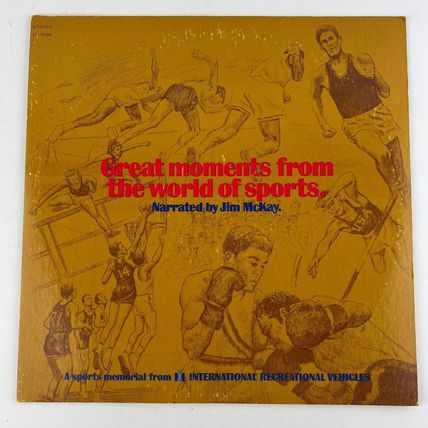 Jim McKay – Great Moments From The World Of Sports Vinyl LP Record Album C-11056