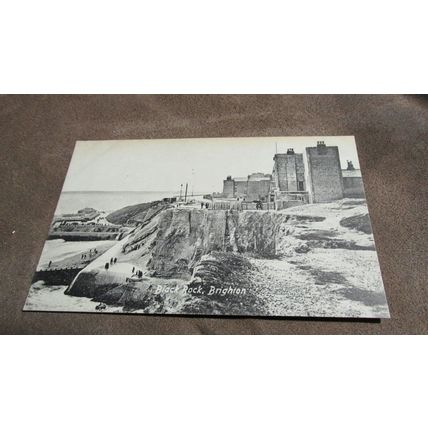 Early Postcard - Black Rock scene - Brighton, Sussex
