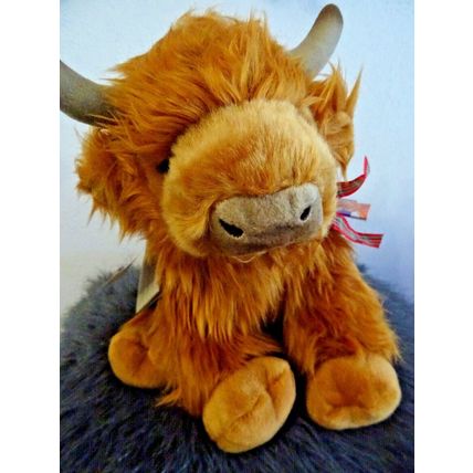Highland Cow, Heather 16" With Illustrated Booklet Can Be Personalised/Wrapped