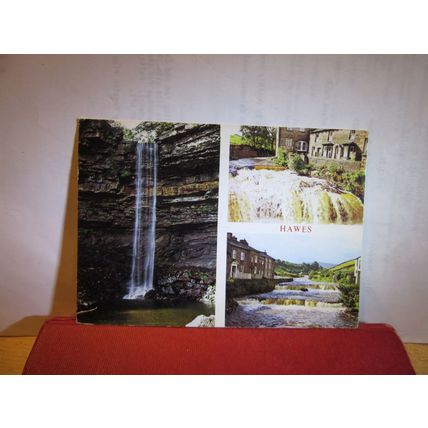 multiview, HAWES, WENSLEYDALE, YORKSHIRE used postcard by Judges 1981 pm =