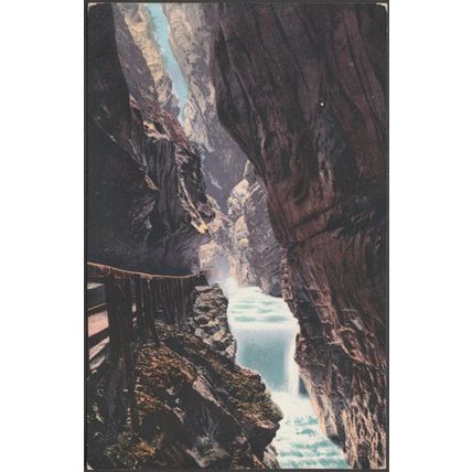 Ende, Tamina-Schlucht, Ragaz-Pfäffers, 1907 - Rathe-Fehlmann AK
