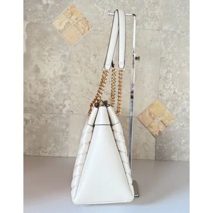 MICHAEL KORS WHITNEY MEDIUM QUILTED Tote bag OPTIC WHITE 35R4GWHT6U