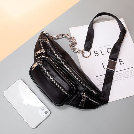 Ladies' Waist Bag Crossbody Bag Black