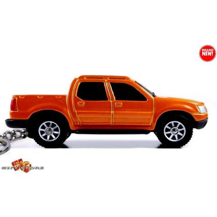 KEYCHAIN ORANGE FORD EXPLORER SPORT TRAC CUSTOM Ltd Ed. ❤️GREAT GIFT❤️