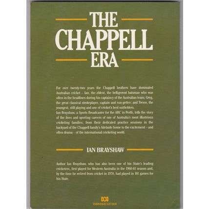 The Chappell Era by Ian Brayshaw. Ref: B6145