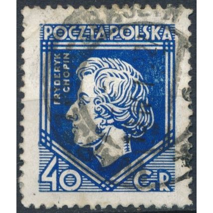 Chopin - Poland 1927 - FH - MiNr 244