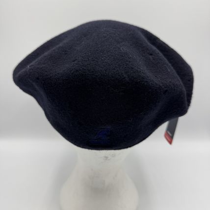 Kangol Black Beret 100% Pure New Wool New With Tags X-Large Unisex
