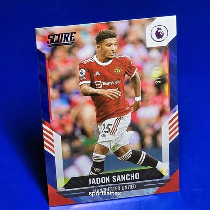 Panini Score Premier League 2021 Jadon Sancho Manchester United Blue Laser 37/49