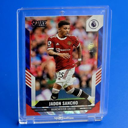 Panini Score Premier League 2021 Jadon Sancho Manchester United Blue Laser 37/49