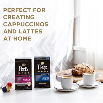 Peet'S Coffee, Medium Roast Espresso Capsules, Compatible with Nespresso Origina
