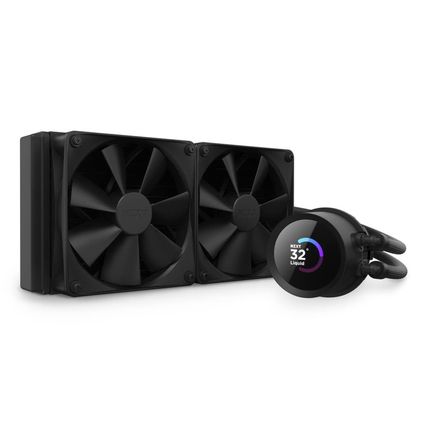 NZXT Kraken 240 - 240Mm AIO CPU Liquid Cooler - Customizable 1.54" Square LCD Di