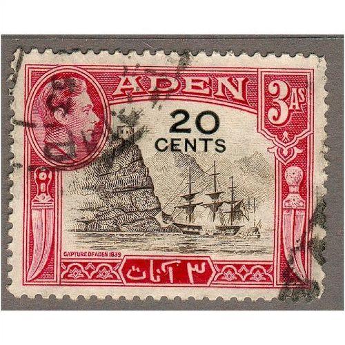 Aden stamps SG22 - KGV1 - 1939 - 3as Capture Of Aden 1839 - used