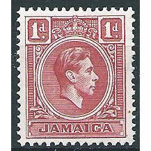 Jamaica 1938 SG122 1d Scarlet Mounted Mint .. ..