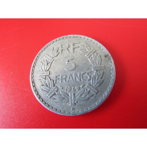 1949 FRANCE FIVE FRANCS FREE POST. Q