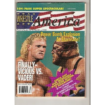 WRESTLE AMERICA WINTER 1993 VICIOUS vs VADER