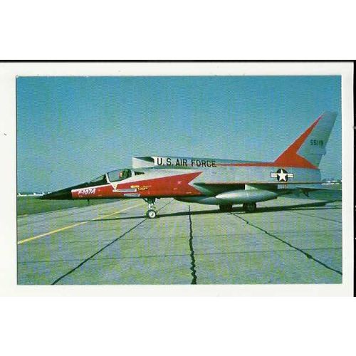 Aviation NORTH AMERICAN F-107A Postcard by Mastercraft