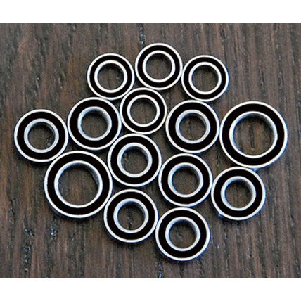 14pcs THUNDER TIGER 1:18 ZT2 / ZK2 Rubber Sealed Ball Bearing Set
