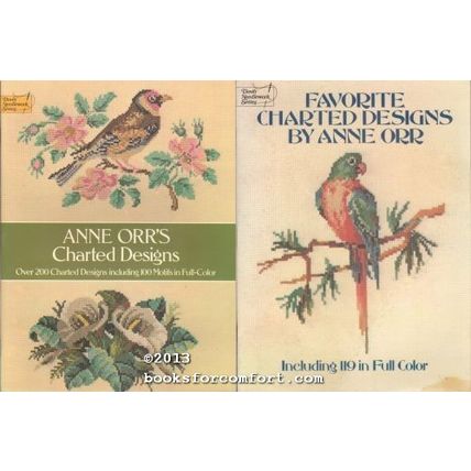 Anne Orrs Charted Designs and Favorite Charted Designs, 2 Books
