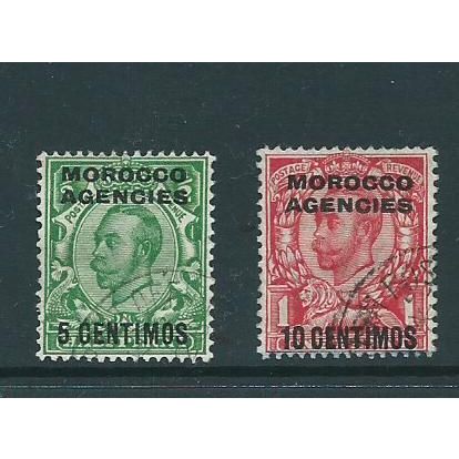 morocco agencies spanish currency downey heads sg126 sg 127 fu