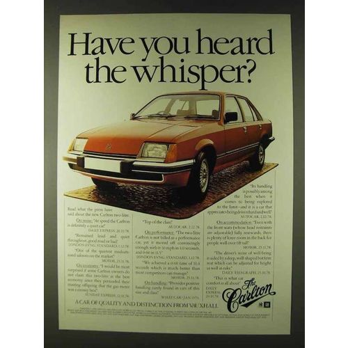 1979 Vauxhall Carlton Ad - Heard the Whisper?