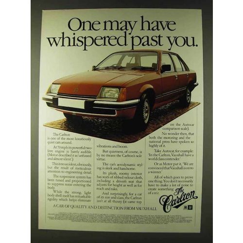 1979 Vauxhall Carlton Ad - Whispered Past You
