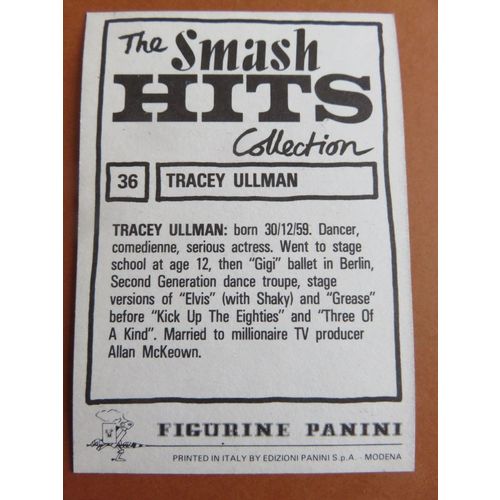 Smash Hits 1984 Panini Sticker No 36 Tracy Ullman