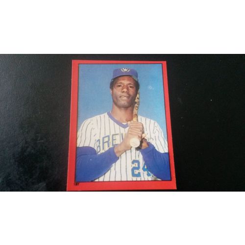 1982 Topps Stickers Card # 197 Ben Oglivie Excellent (5) Milwaukee Brewers