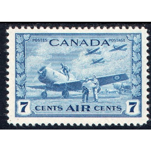 Canada Sg400 7c blue AIR fine m/mint (ALB)