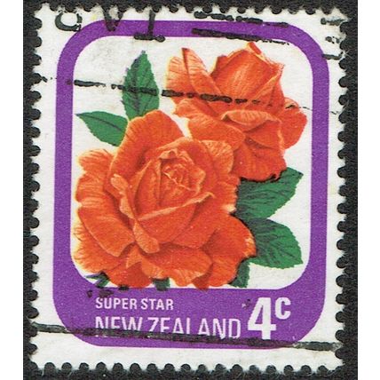 New Zealand 1975 Garden Roses 4c Multicoloured SG1089 GU