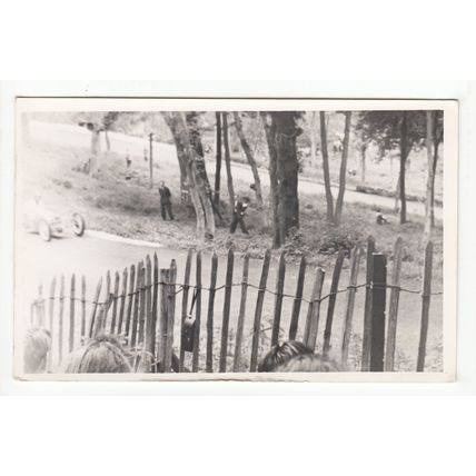 Motor Racing Car on Race Track Postcard A