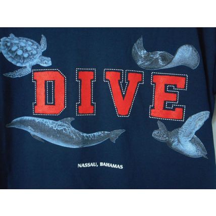 Dive T Shirt Nassau Bahamas Sea Turtles SCUBA Diver Coral Ocean Reef