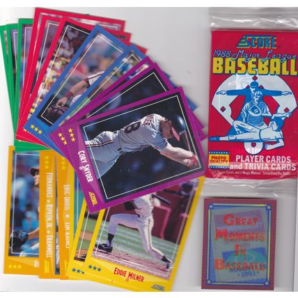 Score 1988 Baseball Cards Factory Sealed Pack