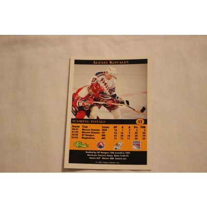 Alexei Kovalev 1994 Classic Pro Prospects NO. 52