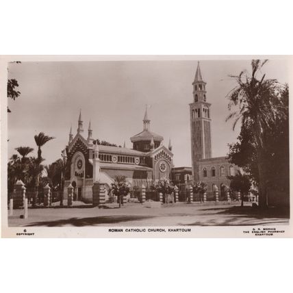 Roman Catholic Church Khartoum South Africa Old Postcard