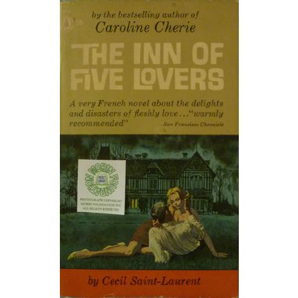 THE INN OF FIVE LOVERS by CECIL SAINT-LAURENT A VERY FRENCH NOVEL VINTAGE PB